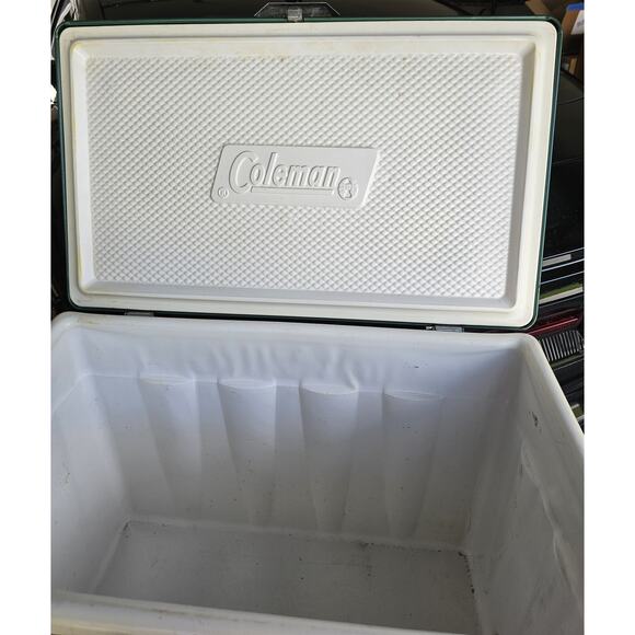 Coleman Green Metal Cooler - Picture 5 of 5